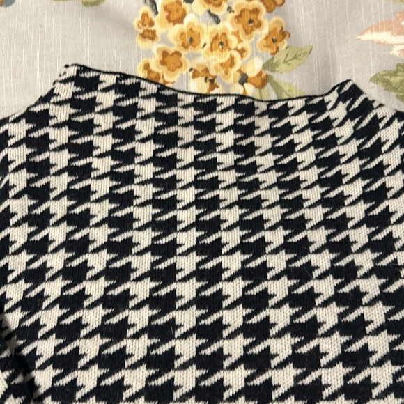 Deep Blue Ann Taylor Mock Turtleneck Sweater, Size Large - Picture 3 of 4